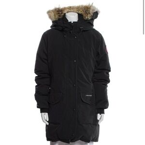 Canada Goose Black Ski Jacket with Fur Hood
